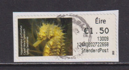 IRELAND  -  2012 Spiny Seahorse SOAR (Stamp On A Roll)  CDS  Used On Piece As Scan - Oblitérés