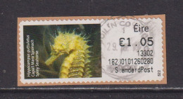 IRELAND  -  2012 Spiny Seahorse SOAR (Stamp On A Roll)  CDS  Used On Piece As Scan - Usados