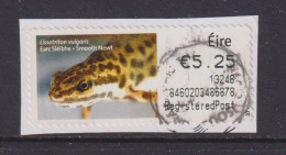 IRELAND  -  2012 Smooth Newt SOAR (Stamp On A Roll)  CDS  Used On Piece As Scan - Usados