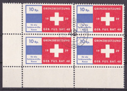 Schweiz Soldatenmarken O/used (Blk-29) - Vignettes