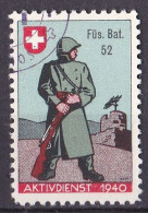 Schweiz Soldatenmarke O/used (A3-24) - Vignettes