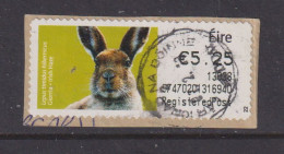 IRELAND  -  2012 Irish Hare SOAR (Stamp On A Roll)  CDS  Used On Piece As Scan - Usados