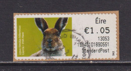 IRELAND  -  2012 Irish Hare SOAR (Stamp On A Roll)  CDS  Used On Piece As Scan - Usados