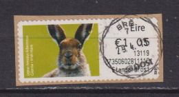 IRELAND  -  2012 Irish Hare SOAR (Stamp On A Roll)  CDS  Used On Piece As Scan - Used Stamps