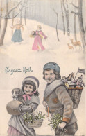 Noël - Cartes Viennoise - Enfant Hôte Et Jouets - Illustration - Carte Postale Animée - Other & Unclassified