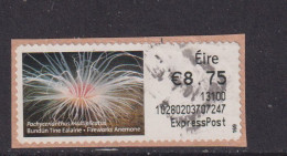 IRELAND  -  2012 Fireworks Anemone SOAR (Stamp On A Roll)  CDS  Used On Piece As Scan - Used Stamps