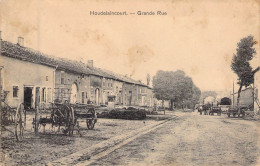 FRANCE - 55 - HOUDELAINCOURT - Grande Rue - Edit Rex - Carte Postale Ancienne - Andere & Zonder Classificatie