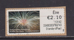 IRELAND  -  2012 Fireworks Anemone SOAR (Stamp On A Roll)  CDS  Used On Piece As Scan - Gebraucht