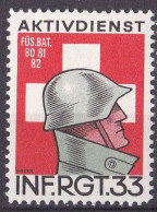 Schweiz Soldatenmarke **/MNH (A3-24) - Vignettes