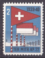 Schweiz Soldatenmarke **/MNH (A3-24) - Vignettes