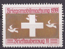 Schweiz Soldatenmarke **/MNH (A3-24) - Vignettes