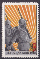 Schweiz Soldatenmarke */MH (A3-24) - Vignetten