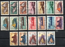 Col33 Colonie Nouvelle Calédonie N° 259 à 277 Oblitéré Cote : 27,00 € - Used Stamps