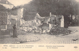 FRANCE - 60 - SENLIS - La Rue De La République Bombardée Par Les Allemands - Carte Postale Ancienne - Senlis