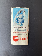 France 1948 Antituberculeux Tuberculose Tuberculosis Tuberkulose Propreté Le BCG B.C.G. Protège Cinq Francs Gibbs - Krankheiten