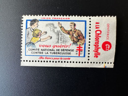 France 1956 / 1957 Antituberculeux Tuberculose Tuberculosis Tuberkulose Vous Guérir Dix Francs Pour La Santé - Malattie