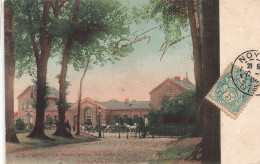 France - Noyon - La Gare Prise Du Cours - Animé - Colorisé - G. Compiègne - Carte Postale Ancienne - Noyon