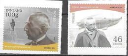 NORWAY, 2022, MNH, POLAR EXPLORERS, ANTARCTIC, ROALD AMUNDSEN,2v - Explorateurs & Célébrités Polaires