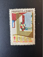 France 1946 Antituberculeux Tuberculose Tuberculosis Tuberkulose Trois Francs Pour La Santé Propreté Et Santé - Tuberkulose-Serien