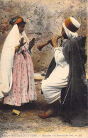 ALGERIE - Scènes Et Types - Musicien Et Danseuse Du Sud - Carte Postale Ancienne - Scenes