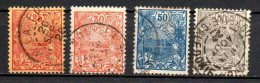 Col33 Colonie Nouvelle Calédonie N° 117 + 119 à 121 Oblitéré Cote : 5,25 € - Used Stamps