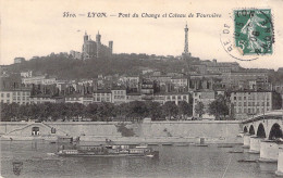 FRANCE - 69 - LYON - Pont Du Change Et Coteau De Fourvière - Carte Postale Animée - Sonstige & Ohne Zuordnung