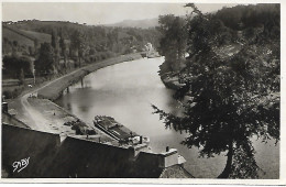 CPA 29 CHATEAUNEUF DU FAOU écluse Bizernic 1947 - Châteauneuf-du-Faou