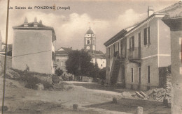 Italie - Un Saluto Da Ponzone - Clocher - Libreria Righetti -  Carte Postale Ancienne - Alessandria