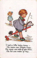 FANTAISIE - Enfants - I Had A Little Hobby Horse - His Name Was Dapple Gray - Carte Postale Ancienne - Otros & Sin Clasificación