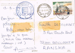 49652. Postal ROVANIEMI (Finland) 1977. CIRCULO Polar, Napapiiri, Polcirkel - Lettres & Documents