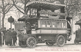 France - Paris - Médaille D'or De La Cie Des Omnibus - Omnibus Eugène Brillé - Salon De L'auto -  Carte Postale Ancienne - Nahverkehr, Oberirdisch