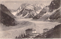 FRANCE - 74 - CHAMONIX - La Mer De Glace Et L'Hôtel Du Montenvers - Carte Postale Animée - Chamonix-Mont-Blanc