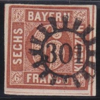 Bayern      -     Michel   -  4-II  -  Mühlrad  301    -    O     -     Gestempelt - Used