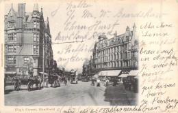 ANGLETERRE - Sheffield - High Street - Carte Postale Ancienne - Sheffield