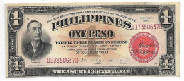 PHILIPPINES 1 Piso MABINI  #81a   Série De 1936   SUP+ - Philippines