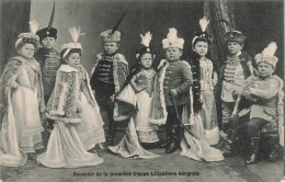 Fantaisies - Souvenir De La Première Troupe Liliputiens Hongrois - Jacques Fuselis ? -  Carte Postale Ancienne - Zirkus