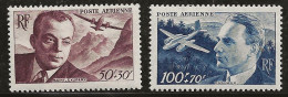 France 1947 N°Y.T. : AV 21 Et 22 ** - 1927-1959 Neufs