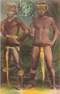 Nouvelle Calédonie - Chefs Canaques - Colorisé -  Carte Postale Ancienne - Nouvelle-Calédonie