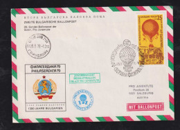 Bulgaria 1979 Balloon Flight Cover - Lettres & Documents