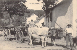 FOLKLORE - Les Pyrénées - Un Attelage Des Pyrénées - Grands Magasins Du Monde Catholique - Carte Postale Ancienne - Sonstige & Ohne Zuordnung