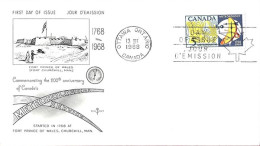 CAS30503 Canada 1968 Meteorological Service  - Fort Prince / FDC - 1961-1970