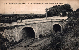 J0904 - MARQUISE - D62 - Le Chemin De Fer Des Usines à La Gare - Marquise