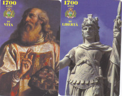 San Marino 2 Phonecards Urmet - - - Statue (mint) - Saint-Marin