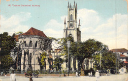 INDE - Bombay - St. Thomas Cathédral - Carte Postale Ancienne - India