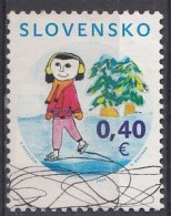 SLOVAKIA 623,used,falc Hinged,Christmas 2009 - Gebraucht