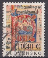 SLOVAKIA 646,used,falc Hinged,Christmas 2010 - Oblitérés