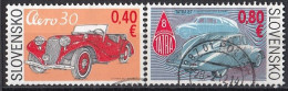 SLOVAKIA 664-665,used,falc Hinged - Usati