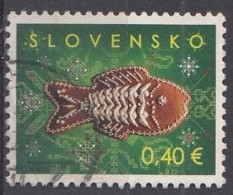 SLOVAKIA 670,used,falc Hinged,Christmas 2011 - Gebraucht