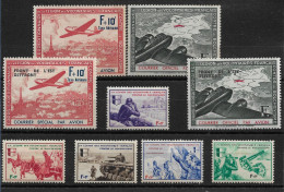 France Timbres De Guerre, L.V.F Du N°2**/10** Cote 115€. - War Stamps