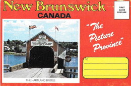 Nouveau-Brunswick Canada - 14 Offiicial Views Of The HARTLAND BRIDGE - Souvenir Folder - Carnet Souvenir - Autres & Non Classés